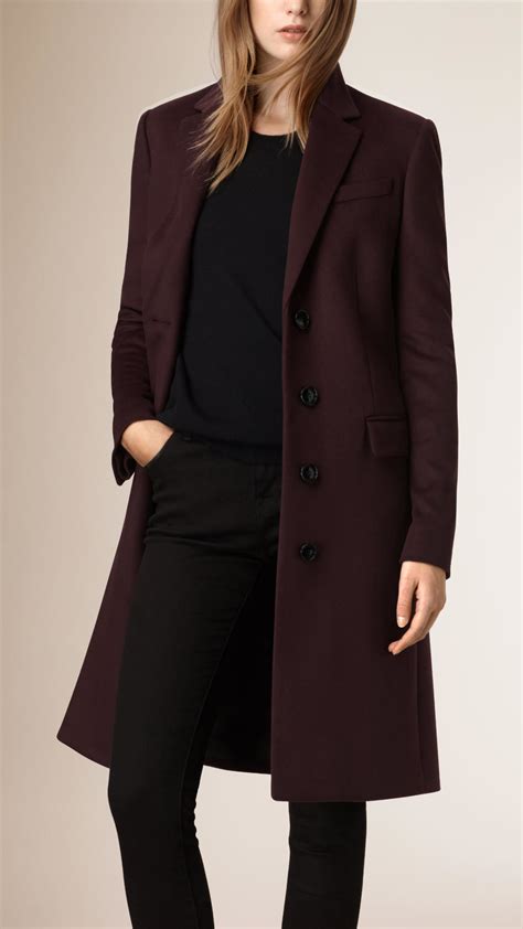 burberry duffle coat women|burberry wool cashmere tailored coat.